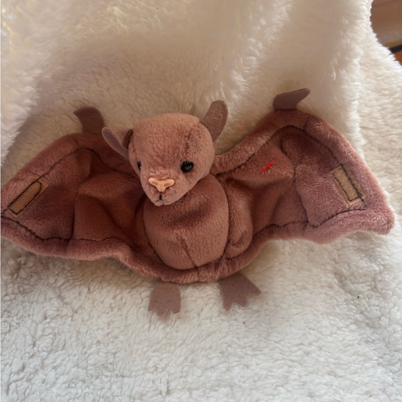 Ty Plush Batty Toy in Soft Brown - Picture 2 of 5